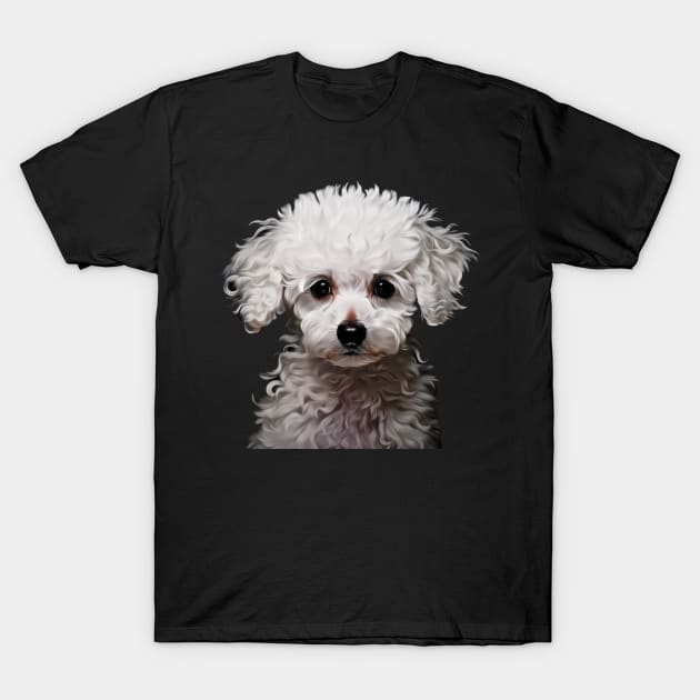 Cute Poodle Lovers Dogs Poodle T-Shirt by fromherotozero